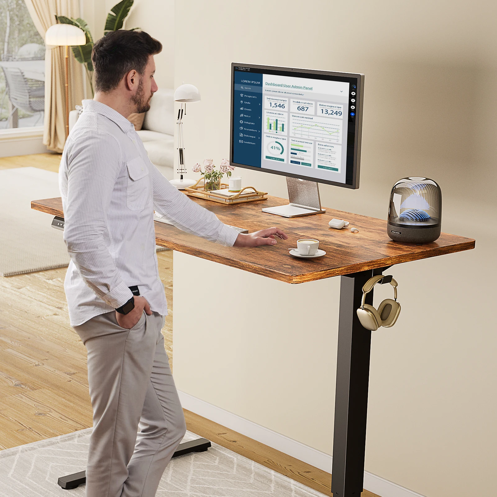 Electric Height Adjustable Workstation 2