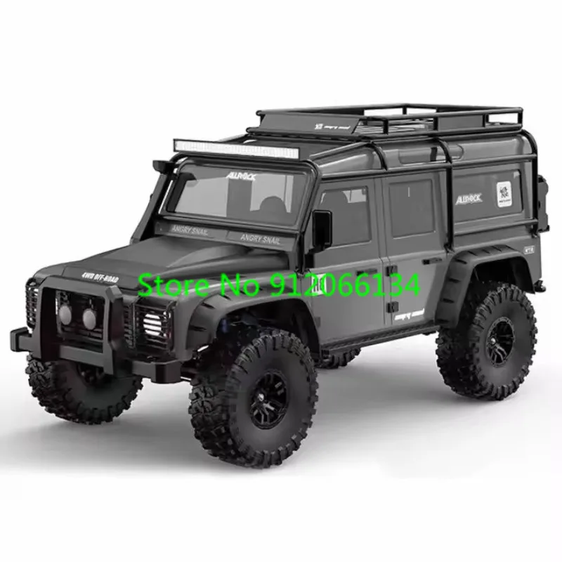 Professional Differential Lock 1/8 Climbing Crawer Off Road RC Truck 4WD Brushless Linkage Lighting Remote Control Truck Car Toy 6