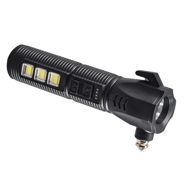 Marteau brise-vitre Safety Torch avec torche de sécurité