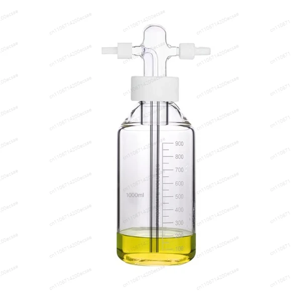 GL45 나사형 세척 가스통 가스 세척병 버퍼병 씰 부식 방지 250/500/1000ml 안전병