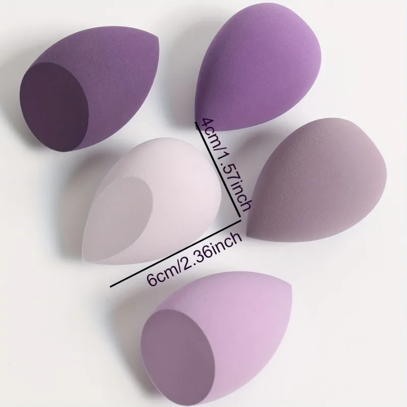 1/10pcs Soft, Latex - Free Makeup Sponges: Perfect for All Makeup Types, Durable, Dry/Wet Use, Must - Have Beauty Gift