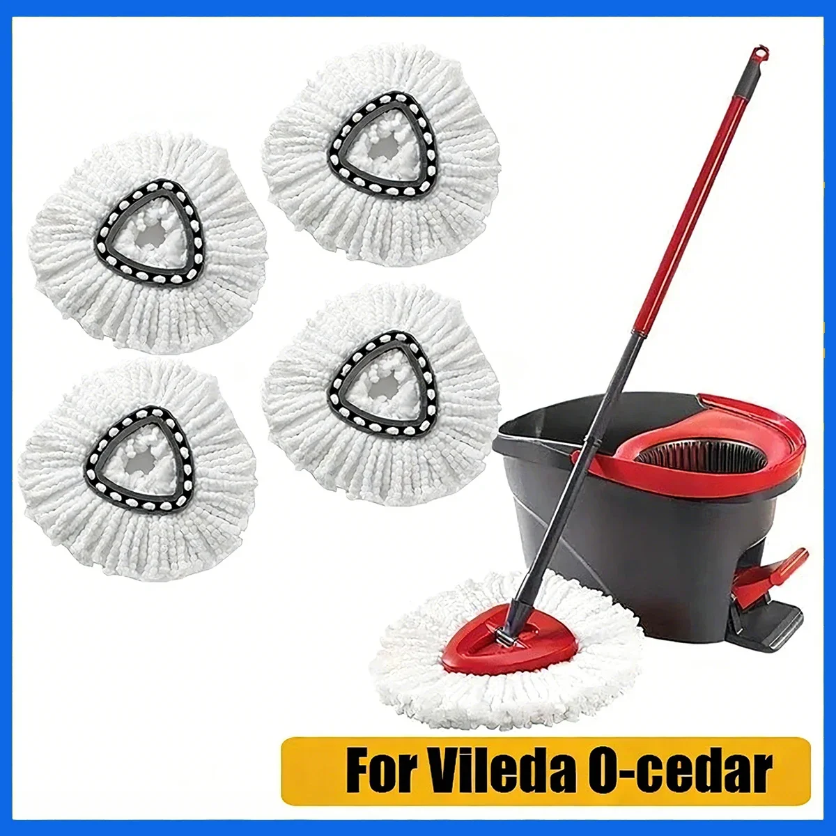 Testina Di Ricambio In Spugna Per Mop Piatto, Lunga 33 Cm, Super Assorbente E Morbida, Universale Per Pavimenti In Piastrelle, Marmo E Legno, Riutilizzabile E Resistente