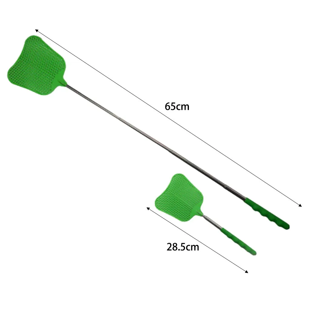 2PCS Telescopic Design Fly Swatters Non-slip Handle Durable Plastic Heavy Duty Flyswatter Summer Fly Swatters Insect Traps