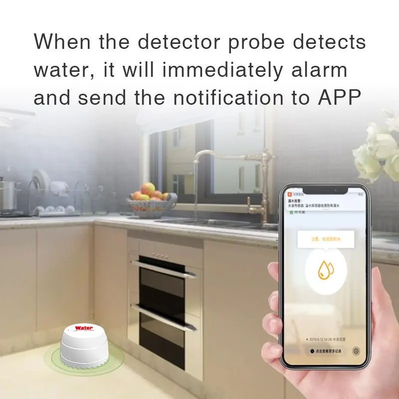 Tuya WiFi Water Leak Detector Flood Sensor Smart Life APP Remote Monitoring Flood Alert Overflow Security With Alexa Google 3 Tuya WiFi Water Leak Detector Flood Sensor Smart Life APP Remote Monitoring Flood Alert Overflow Security With Alexa Google 3