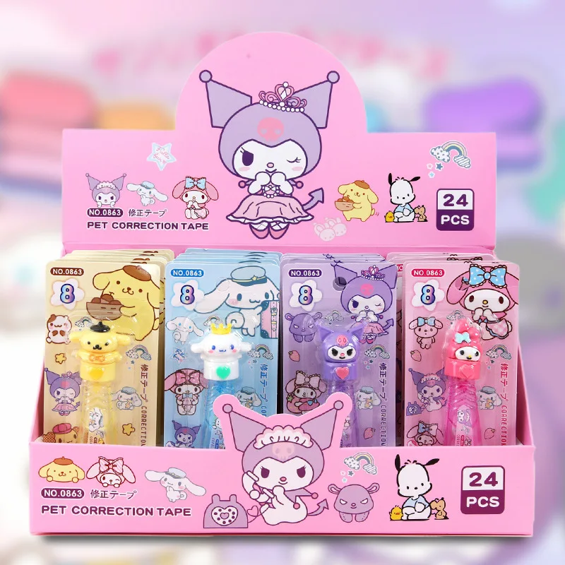 Sanrio Cartoon Creative Correction With High Appearance Level Silicone Modeling Correction With Student Stationery