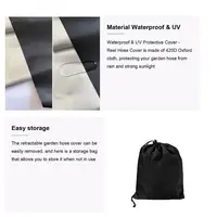 Garden Hose Reel Cover Winter Faucet Insulation Cover Portable Garden Hose Storage Reels Outdoor Water Hose Reel Holder Cover 2