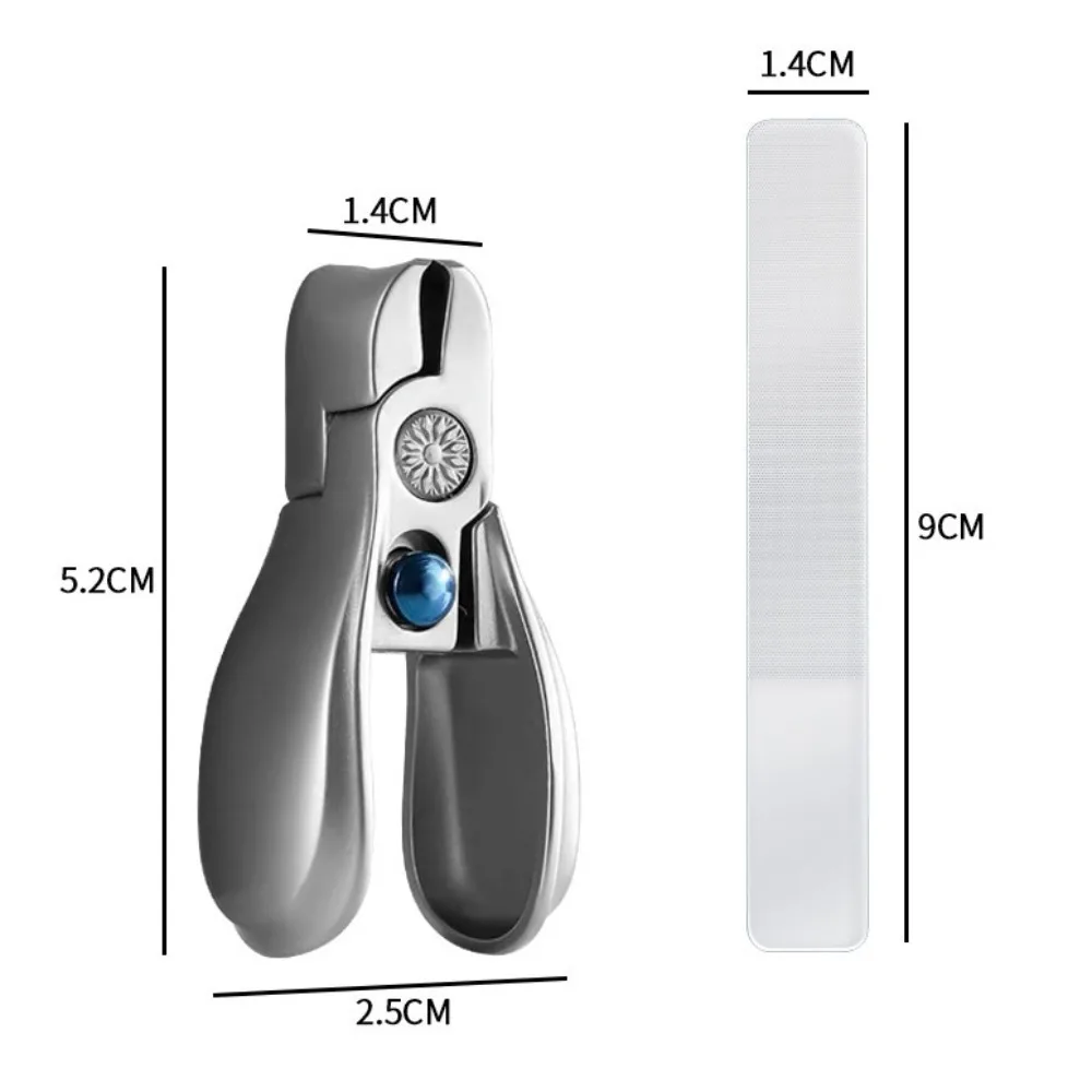 Stainless Steel Fingernail Clipper Portable Unisex Nail Cutting Pliers Toenail Trimmer Metal Mini Nail Clipper