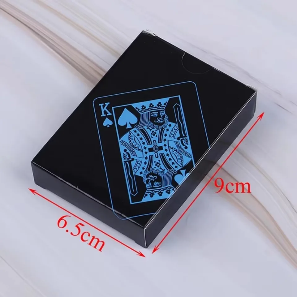REGULAR PLAYING CARD 赤黒 Amazon.com: 1pc Waterproof Plastic Poker Playing Cards PET Table