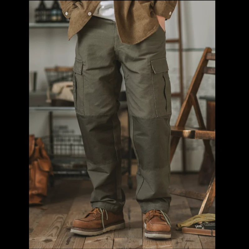 Heavyweight Cotton Trousers - Brown, Trousers