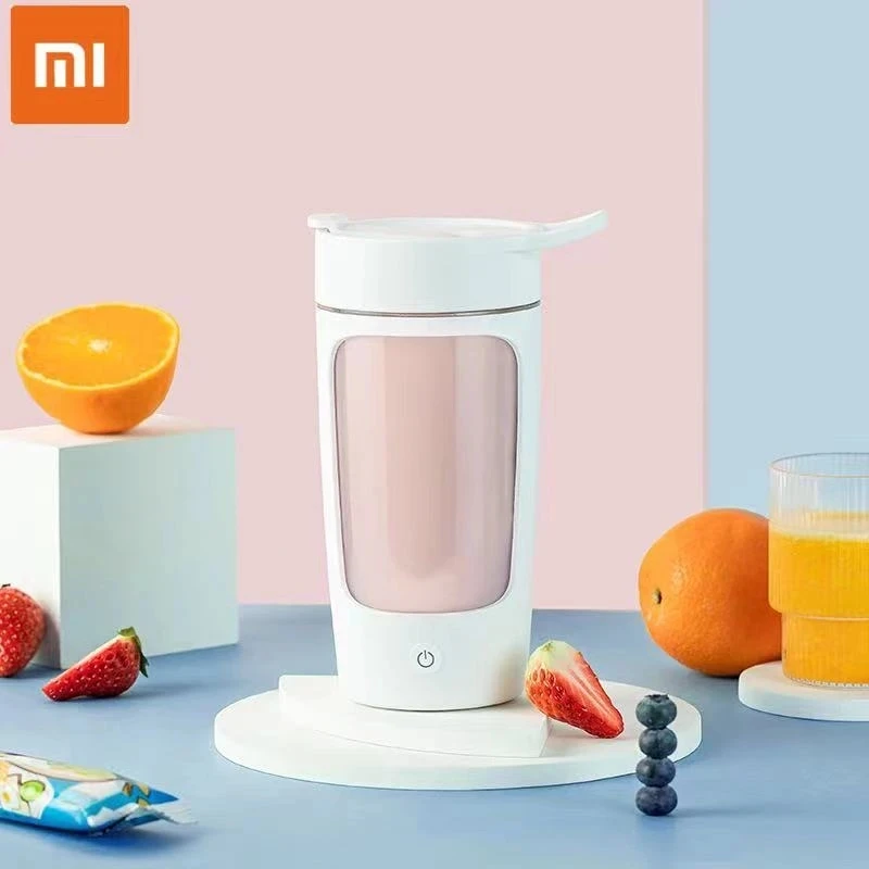 

Xiaomi New Portable 650ml Electric Automatic Blending Cup Mini Portable Blender Sports Kettle Protein Powder Coffee Blending Cup