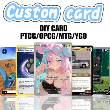 Carte Proxy Personalizzate per Giochi - Carte Foil/Regolari Fai-da-te TCG, Carte Personalizzate per Giochi da Tavolo, Giochi di Società, MTG/PTCG/YGO - Per Qualsiasi Immagine