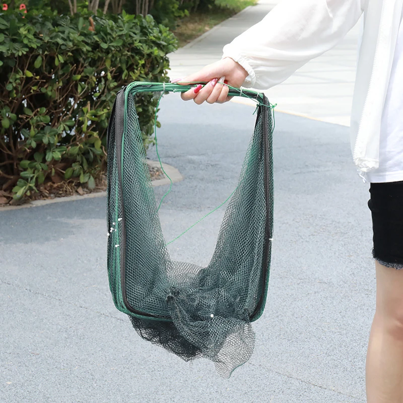 6/8Hole Mesh for Fishing Net Foldable Crayfish Catcher Casting Network Fish Network Crab Trap Catchers Cage Fishing Accessories