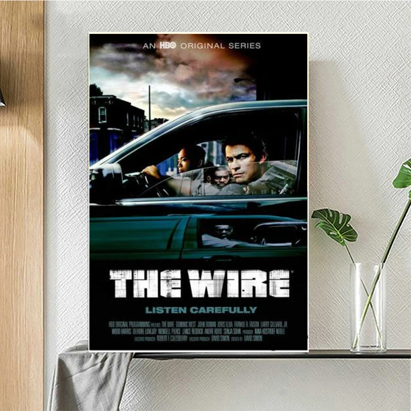 The Wire Poster Serie Tv Show Vintage Print Art Canvas Poster Per La Decorazione Del Soggiorno Home Wall Decor Picture