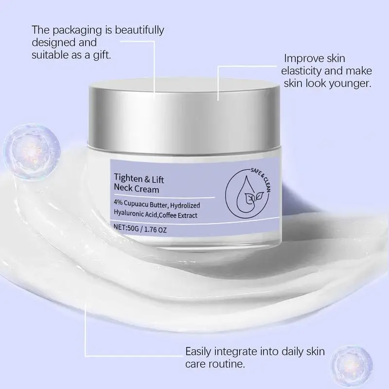Neck Cream Neck Wrinkle Removal Cream Tightening Firming Fade Fine Lines Anti-Aging Necklines Lifting Shaping Beauty Neck Cream