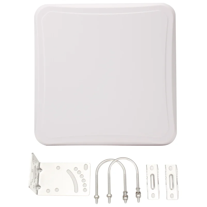 【필수품】게인 안테나 RFID 리더/라이터 안테나 868 915 Mhz 10DB 고게인 원형 편파 식별