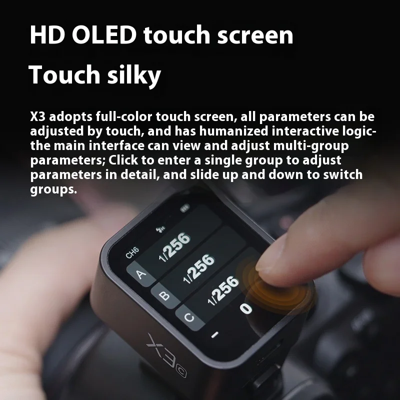 Flash Trigger Godox X3 TTL HSS 2.4G Wireless OLED Touch Screen Transmitter for Canon Nikon Sony Fujifilm