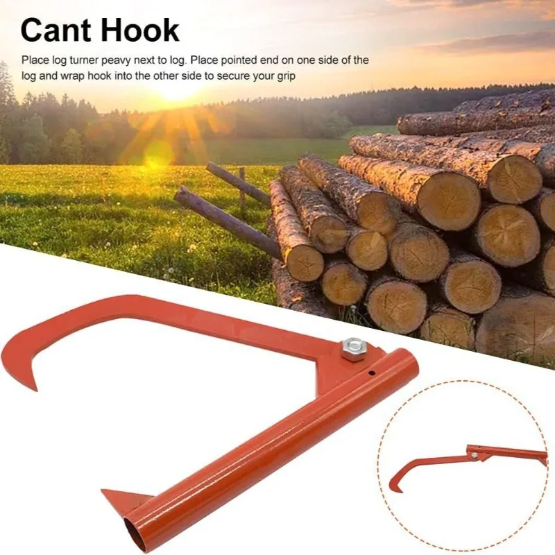 Robust Log Hauler Tool - Effort-Saving Firewood Grabber with Comfort Grip Durable Wood Puller for Outdoor Camping Home Fireplace