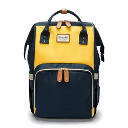 Bolsas de pañales de gran capacidad a la moda, mochila de mano para mamá, bolsa de pañales para bebé al aire libre, 20211223 B