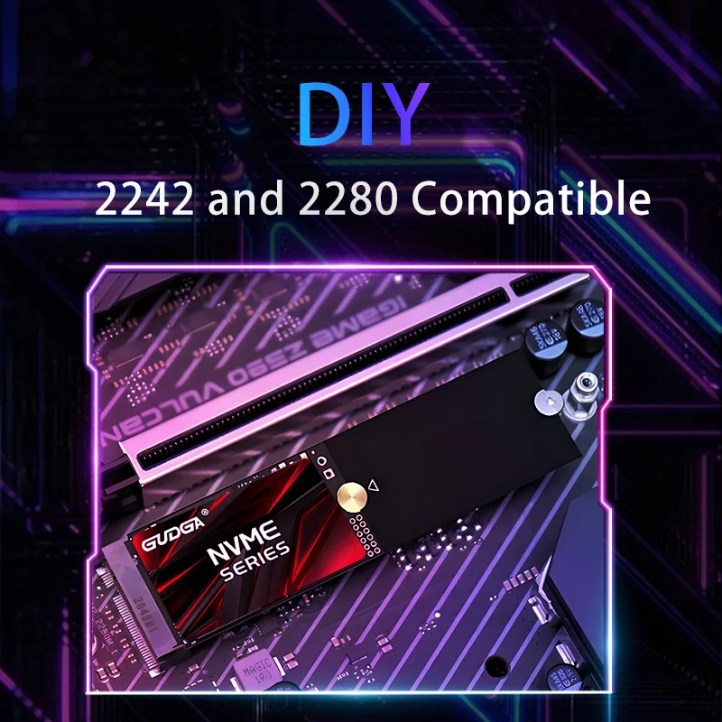 Nvme-nvme 2242 Ssd m2 256gb Pcie3.0 com Dram Dissipador de Calor Best Buy Hdd m2 Nmve 2280 para Laptop Desktop Thinkpad T480 T470p - Imagem 6