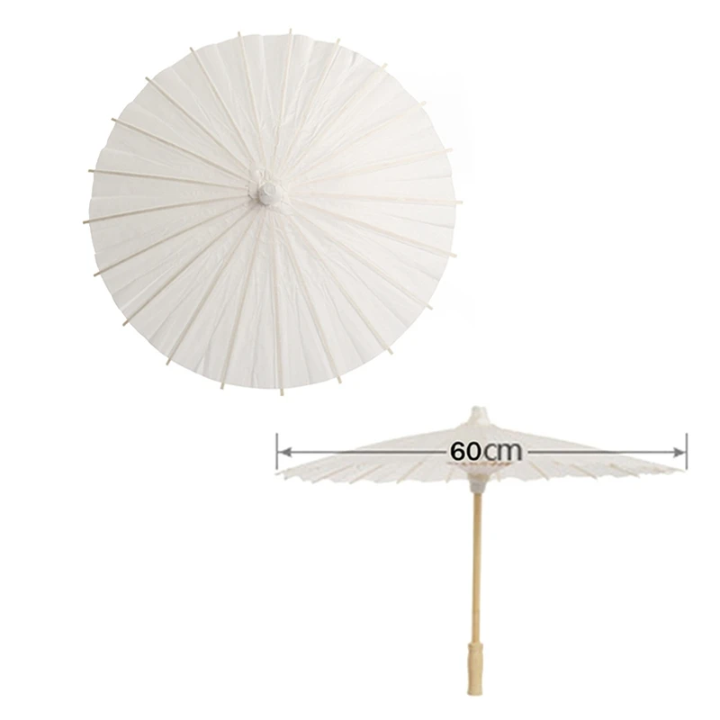 Wedding Umbrella Party Favor Bamboo Umbrellas For Bridal Shower Centerpieces Photo Props 60Cm
