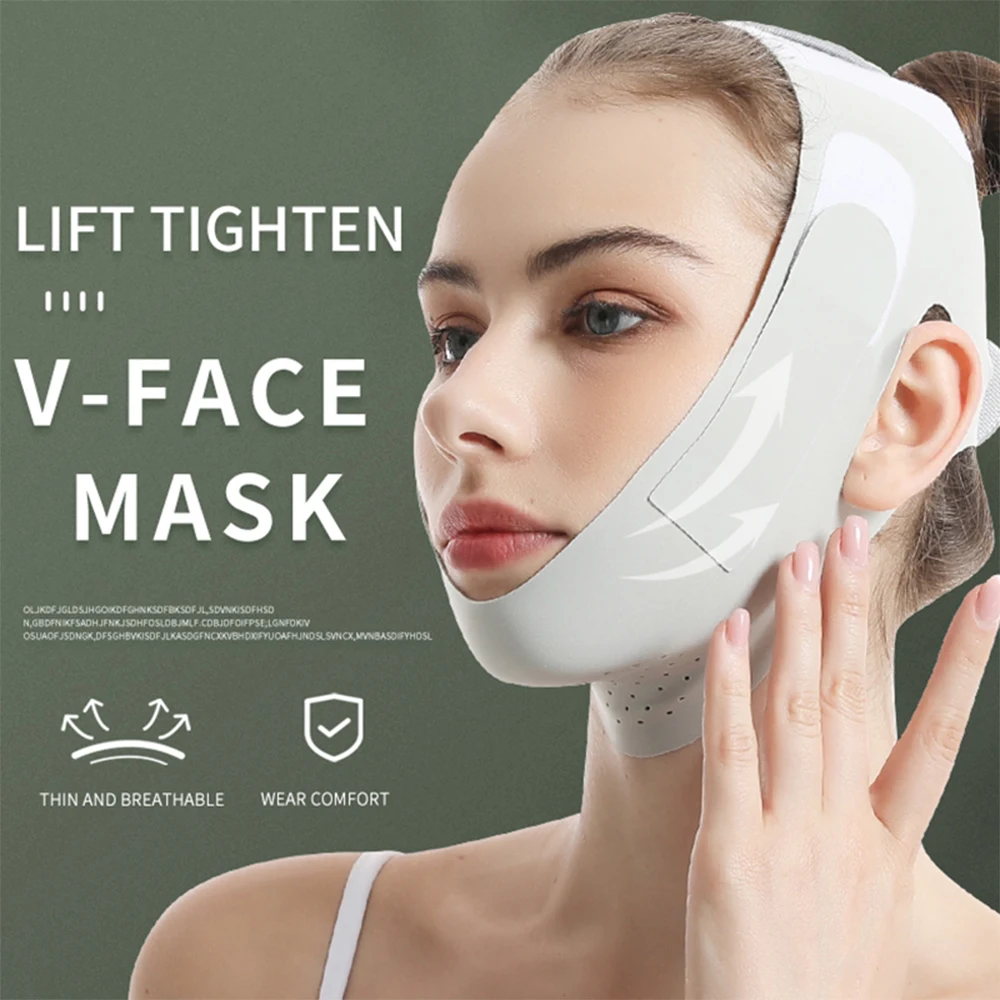 Enhanced Anti-Aging Facial Sculpting Band for Double Chin Reduction