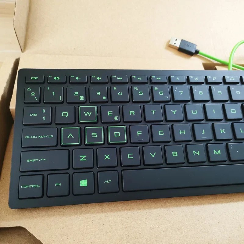 Kabelgebundenes Usb Tastatur Und Maus Set Spanisches Layout_voghion.com