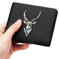 2022 New Men's wallet card holder Leather Wallet Money clip Coin small purses wallet men  purses 2