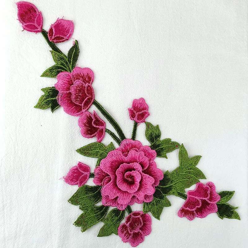 Toppa Floreale Ricamata Con Paillettes E Perline, Motivo Fiore E Corda, Da Cucire Su Vestiti, Borse E Cappelli, Per Abbigliamento Donna