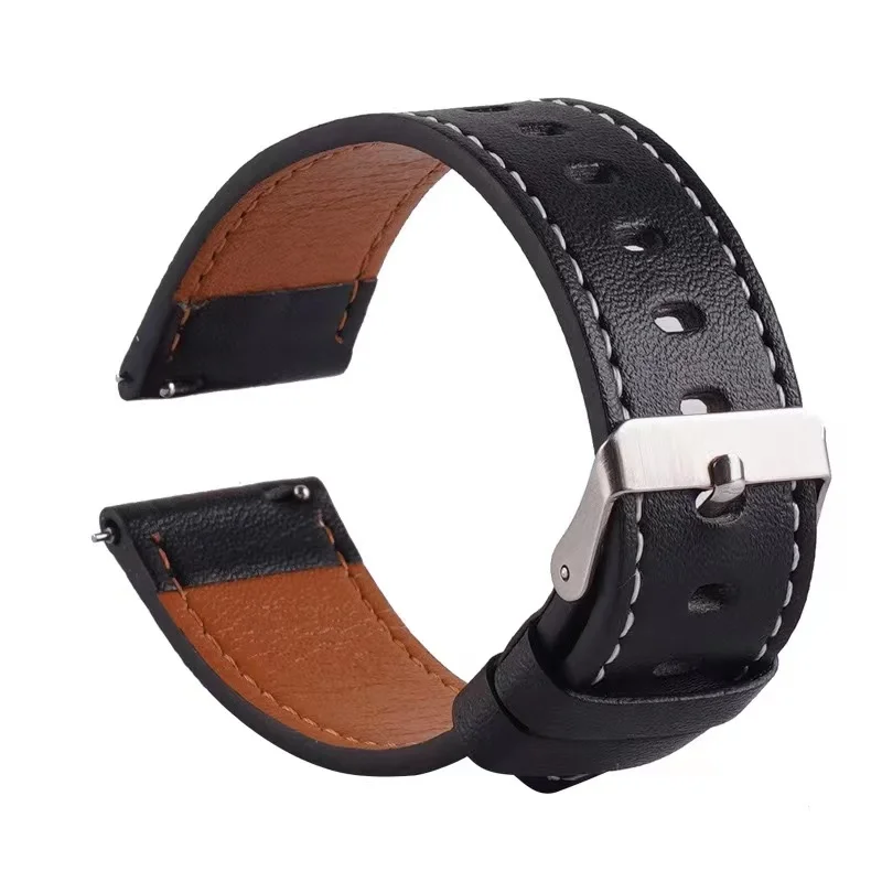 Premium Leather Watch Strap - Elegant Replacement Band