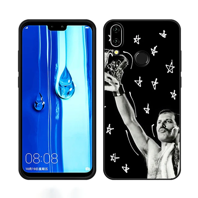 Freddie Mercury Queen Phone Case For Huawei Y6 Y7 Y9 Prime Y5 2018 2019  2020 Y7A Y9A Y5P Y6P Y7P Y8P Y6S Y8S Y9S TPU Black Cover - AliExpress