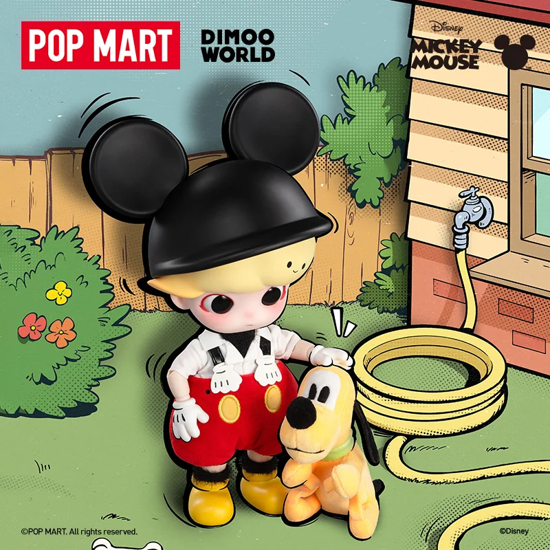 オリジナルポップマートディムーミッキードナルドダック1/8可動