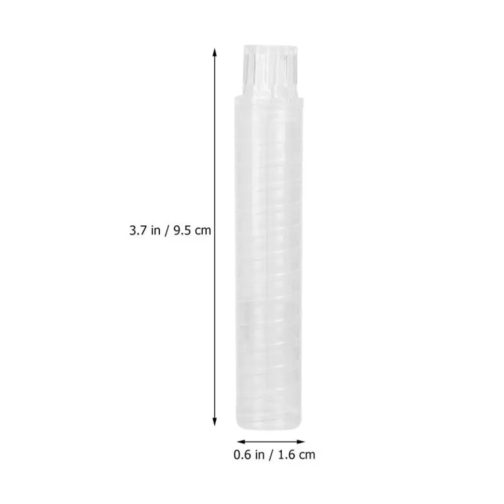 투명 초크 펜꽂이 조절식 초크 보호대, 세척 가능, 재사용 가능, 가정 학교 사무실용, 5 개/세트