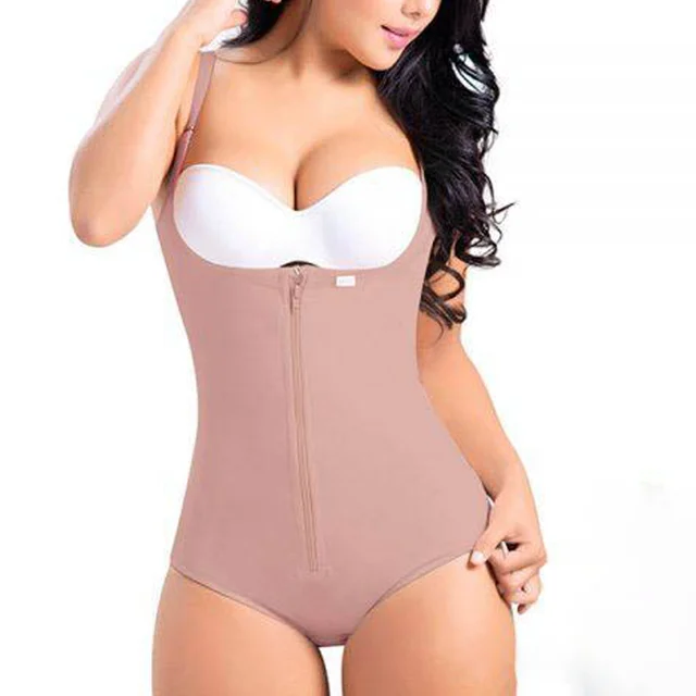 Women's Underwear Postpartum Body Shaper With Zipper High Waist