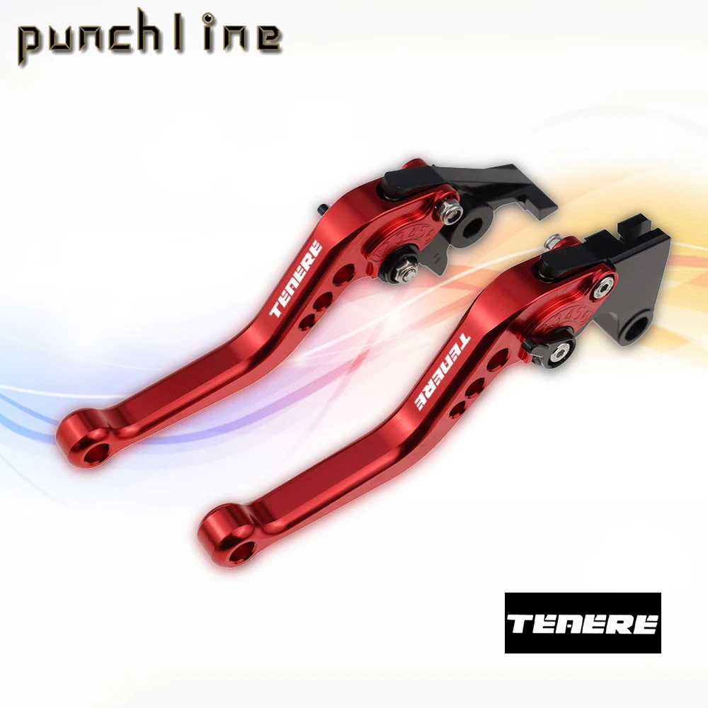 

Подходит для Tenere 700 2019-2022 TENERE 700 2021 2022 аксессуары для мотоциклов с ЧПУ Короткие Рычаги тормозной муфты набор регулируемых ручек