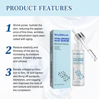 Hyaluronic Acid Facial Serum Fade Fine Line Wrinkle Shrink Pores Tightening Nourishing Deep Moisturizing Facial Skin Essence 2