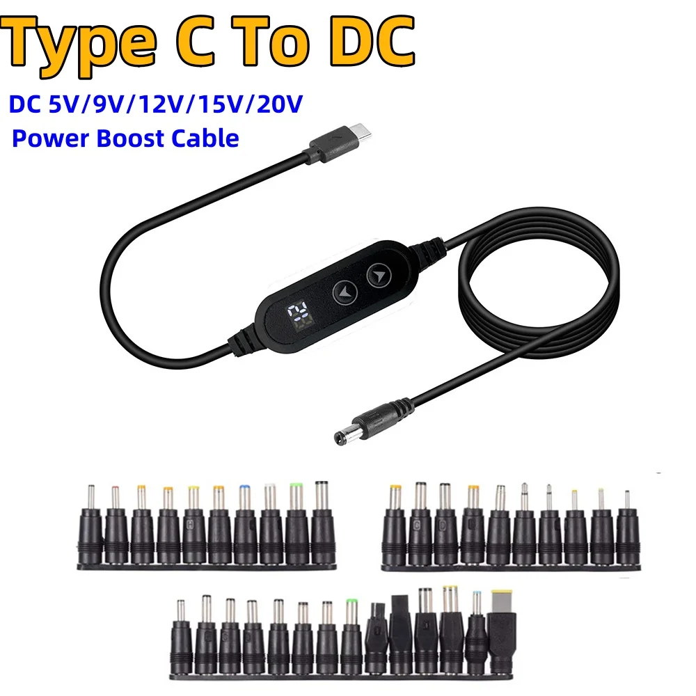 USB C to DC Power Boost Cable Type C To thumbnail 4