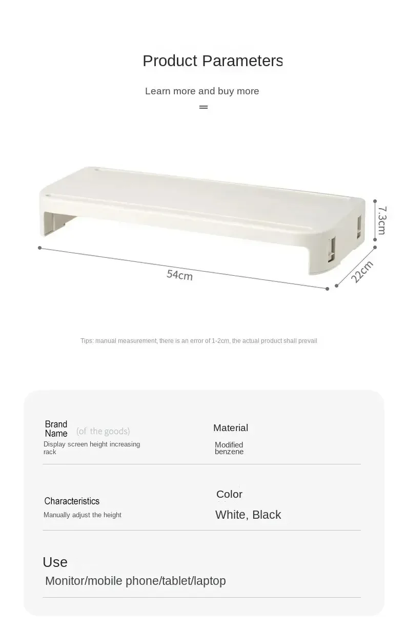 Monitor Stand Riser Computer Stand Desk Organizer Extender Heightened Shelf For Laptop PC Keyboard Printer PS4 15 Monitor Stand Riser Computer Stand Desk Organizer Extender Heightened Shelf For Laptop PC Keyboard Printer PS4 7