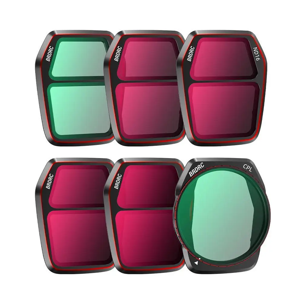 Lens Filters For DJI Air3S ND Filter Set Adjustable NDPL CPL UV ND8/16/32/64 Camera Filter Kit For DJI Air 3S Drone Accessories
