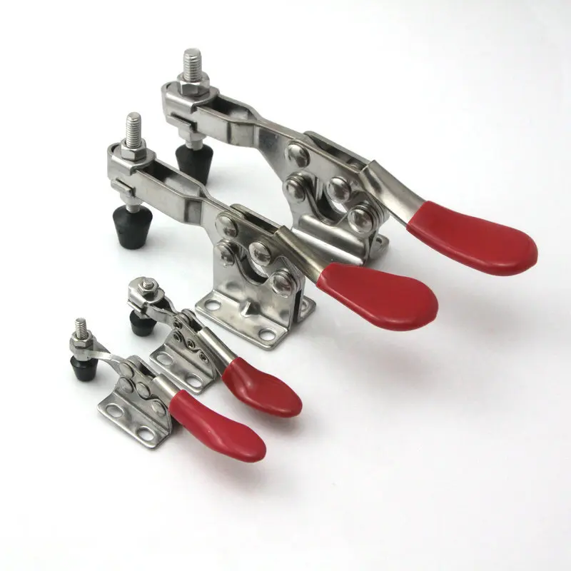 

LTZFTL 201A 201B Horizontal Toggle Clamp Quick-Release Toggle Clamps Set 27KG Vertical Toggle Clamp Hand Clip Tool
