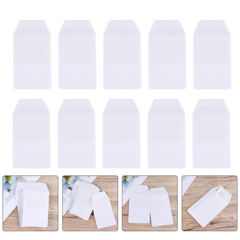 10pcs Case Organizer Shirt Pocket Protectors Pens Pencils Pocket Holder Pocket Organizer Holder for School Office Supplies White