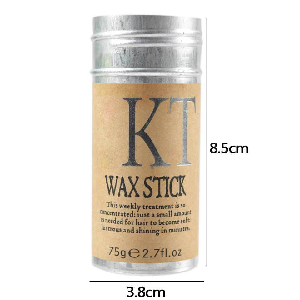 Children Men And Women Professional Broken Hair Artifact Hair Wax Stick Gel Cream Styling Frizz Fixed Fluffy Styling Wax