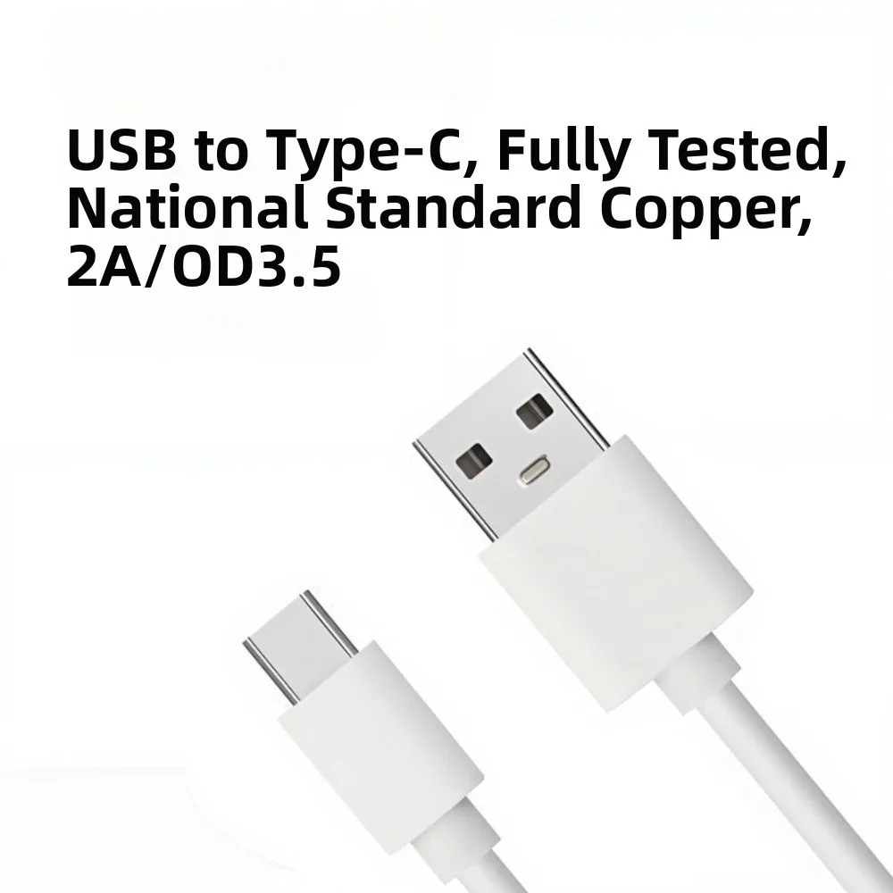 Pure Copper Core USB to Type-C Data and Charging Extension Cable (Various Lengths)