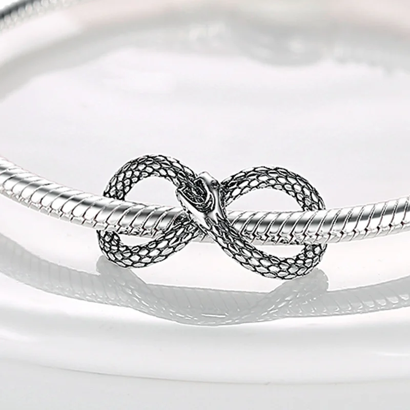 Inlaid Zircon Heart Charm Beads – 925 Sterling Silver for Bangle Bracelets 4