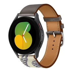 Cinturino in pelle premium per orologio - Design sportivo ed elegante, dimensione regolabile 20-22mm