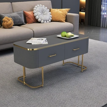 Entrance Coffee Tables Living Room Center Wall Computer Metal Side Table Dining Luxury Furniture Mesa Salon Nordic Furniture