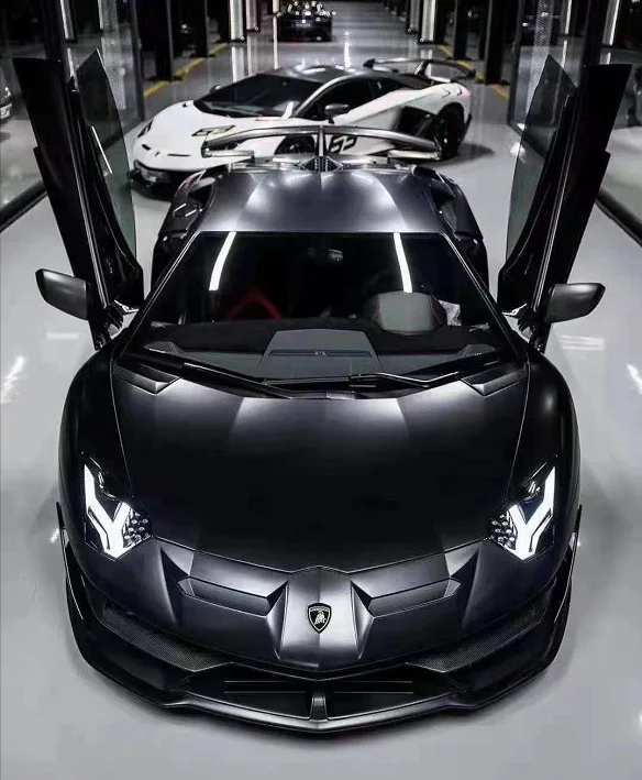 SVJ Style Dry Carbon Fiber Full Car Bumpers Body Kit for Aventador LP700 LP720 LP750