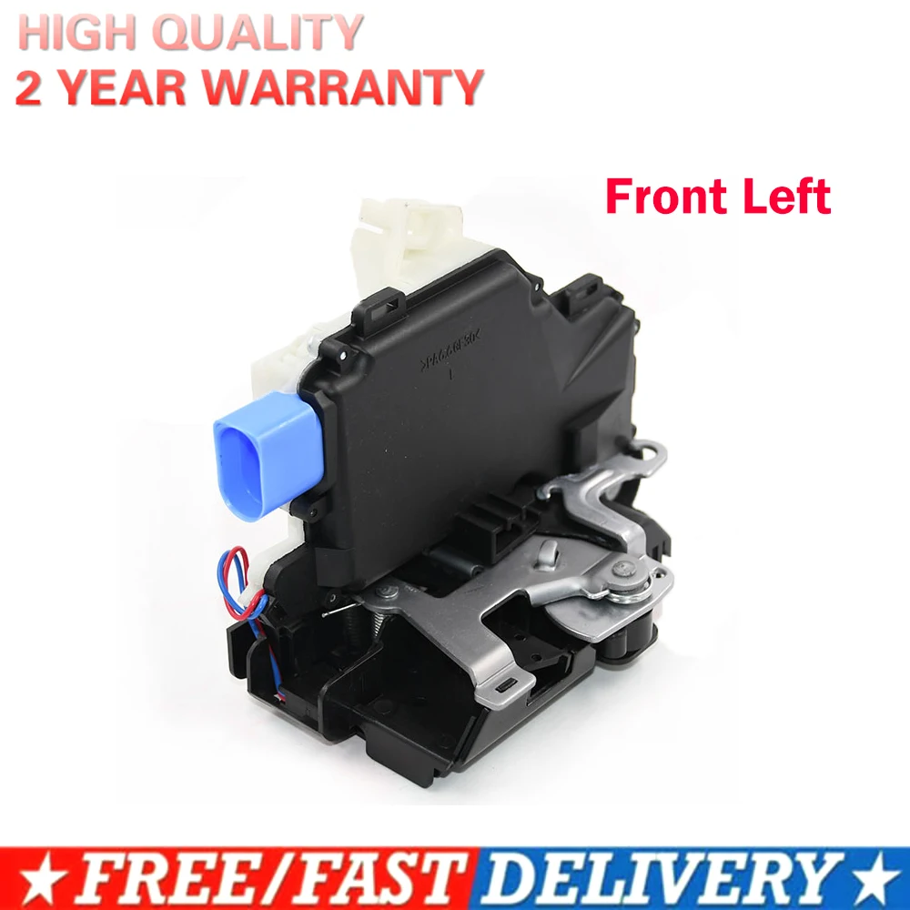 전면 좌측 8 핀 도어 잠금 액추에이터 메커니즘, 폭스바겐 트랜스포터 T5 T6 시트 이비자 3B1837015AM ...