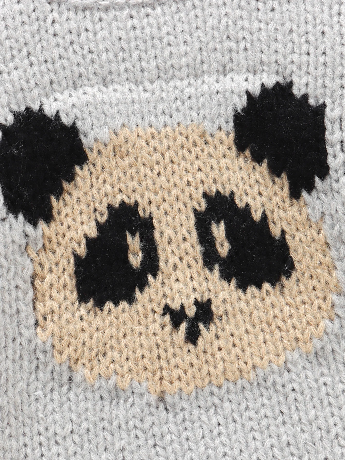 베이비 남아 가을 겨울 신상품 크루넥 니트 풀오버 스웨터 (판다 자수)