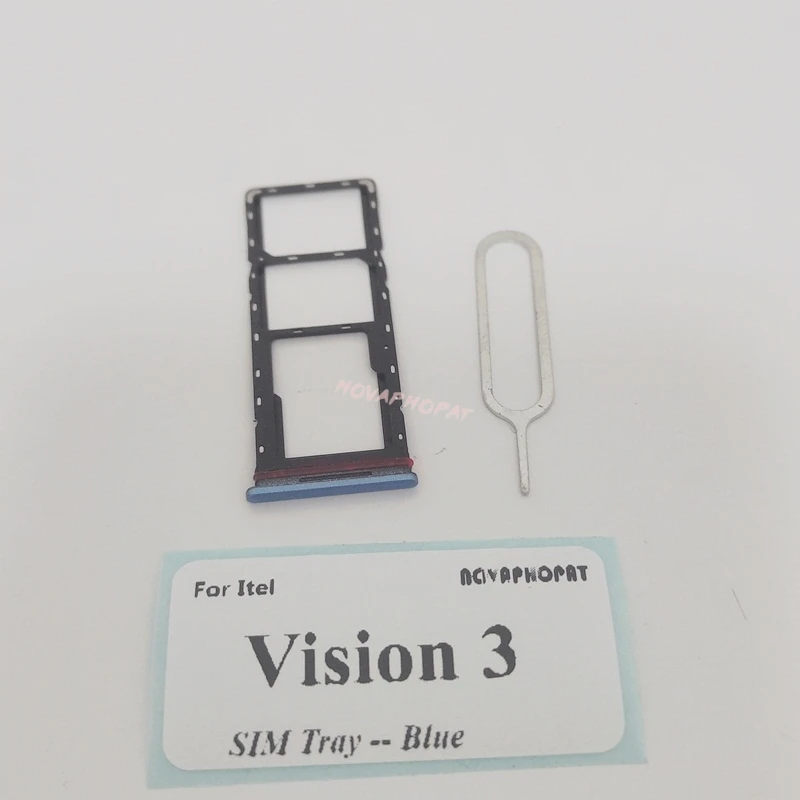 SIM 카드 트레이, SIM 거치대 슬롯 어댑터 리더 핀, Itel Vision 3 S661L S661LP/Itel S17 S661 S661W