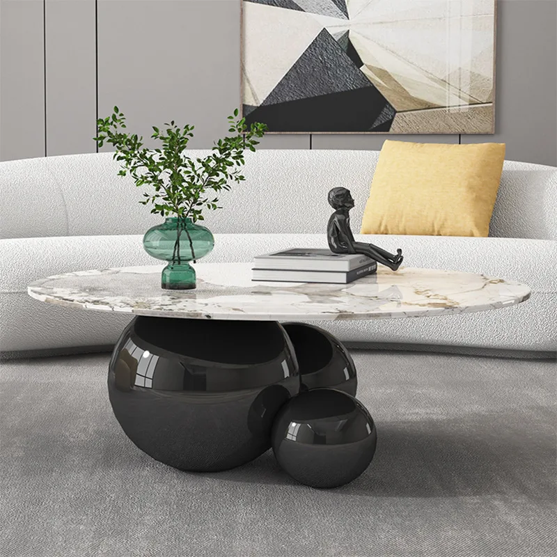 럭셔리 대리석 스톤 테이블, 거실 끝 쪽 홈 코너 센터 대리석 거실 소파 코너 커피 테이블, 신상 핫 세일 